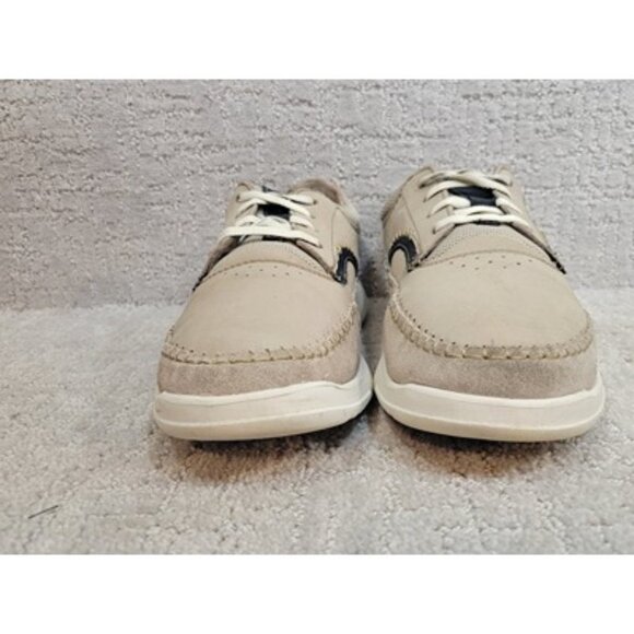 Clarks Gaskill Men's Size US 10M Nubuck Leather Gray Lace Up Sneakers 61423797 - Picture 7 of 10